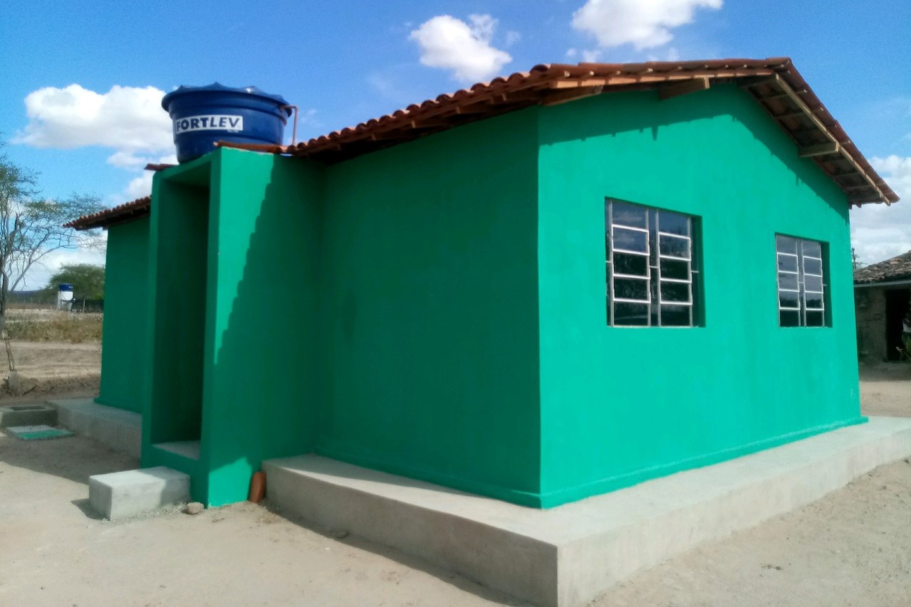 Casa pronta em Itaíba/PE, com recursos da Funasa
